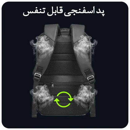 کیف اورجینال بنج BANGE مدل 7267 کوله پشتی لپ تاپ 15.6 اینچ