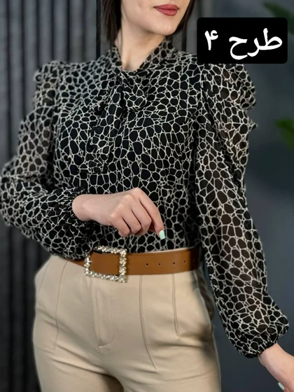 شومیز آستین پف کد 1767