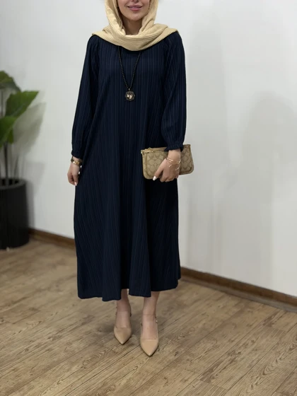 پیراهن مانتویی آوا (ایراددار)