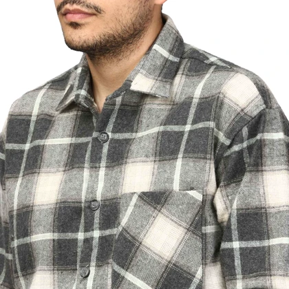 پیراهن پشمی ضخیم مردانه مدل 6203871