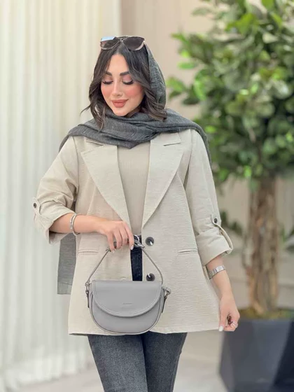 مانتو دو دکمه رامیا