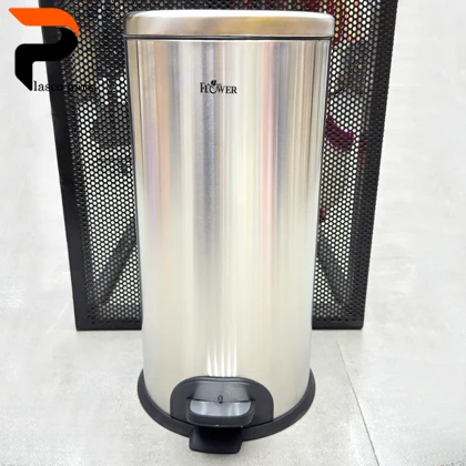 سطل تمام استیل30 لیتری پدالدار A190