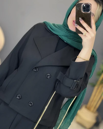 کت و دامن پاپیون رسمی شانتون