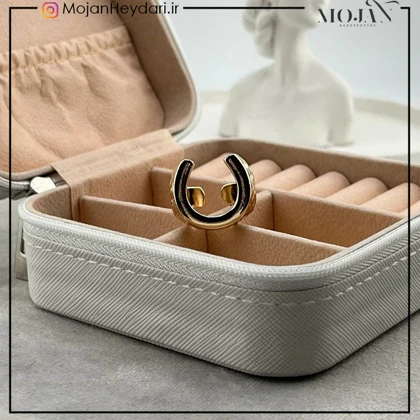 انگشتر زنانه آبکاری نقره رنگ ثابت کد ta10017