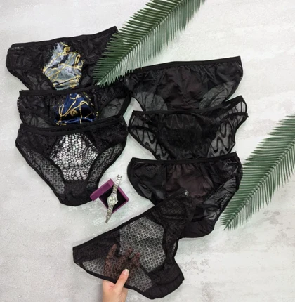 ست شورت و سوتین مخملی رعدوبرقی 102047 سایز75