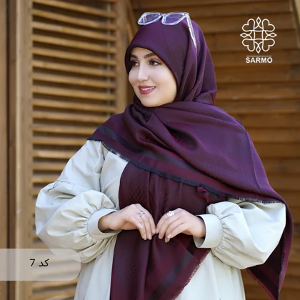 روسری نخ ژاکارد رونا پیچی