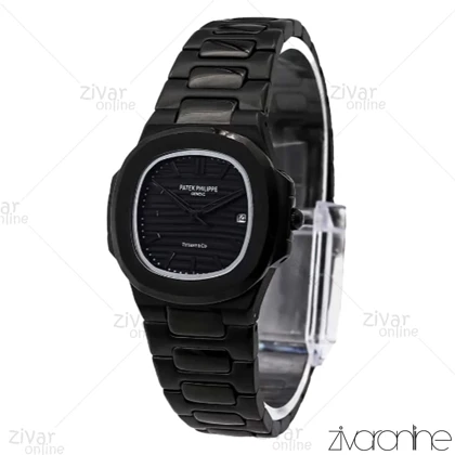 ساعت پتک فیلیپ ناتیلوس زنانه تمام مشکی 106041