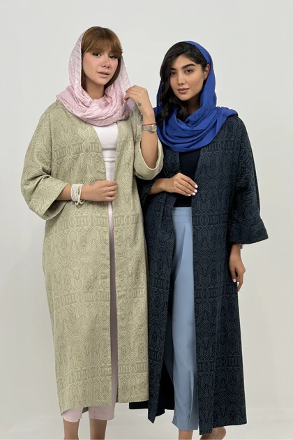 مانتو ردا ژاکارد پنبه حورا