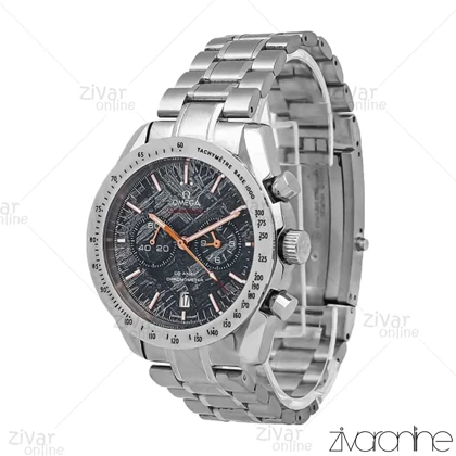 ساعت امگا اسپیدمستر مردانه سه موتوره سیلور صفحه طوسی 107148