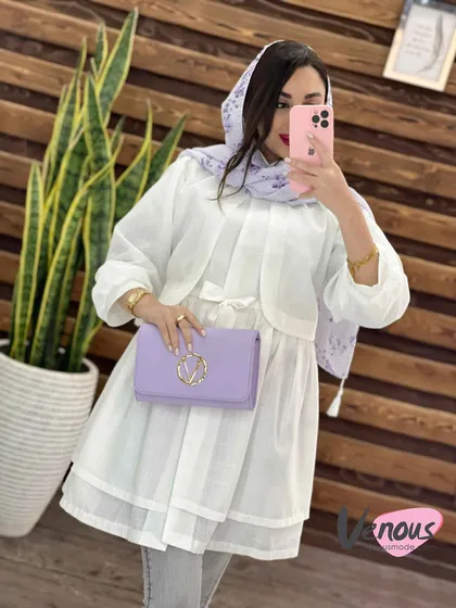 مانتو نازلی ژیله دار