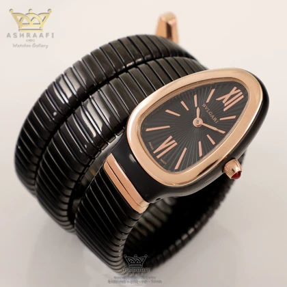 ساعت بولگاری زنانه طرح مار Bvlgari Serpenti Tubogas SP 35 S