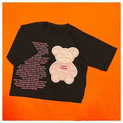 کراپ خرسی طرح برجسته