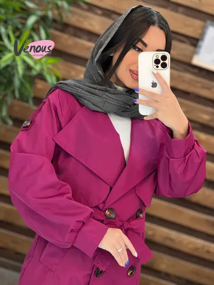 بارانی چهاردکمه سرشونه پاگون