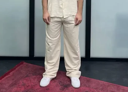 شلوار لینن