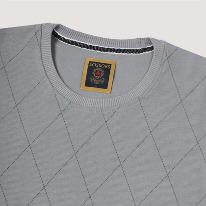 پلیور سلانیک طرح دار SCISSORS مدل 15592811