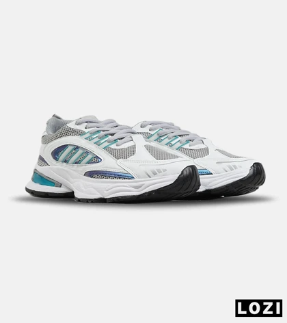 کتانی ورزشی آدیداس الترابوست سفید آبی مدل 8805 خرید کفش رانینگ Adidas Ultraboost