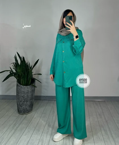 ست مانتو شلوار ماکان