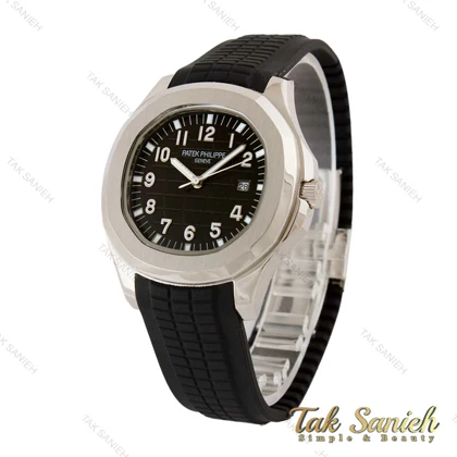 ساعت پتک فیلیپ آکوانا مردانه سیلور مشکی Patek-5327-G