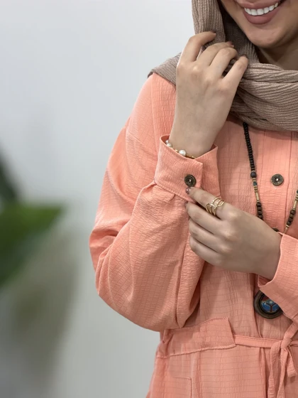 پیراهن مانتویی آیناز (ایراد دار)