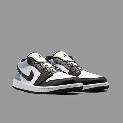نایکی جردن 1 کاستوم آبی سفید ساق کوتاه Nike Air Jordan 1 Low OG Costume Blue White