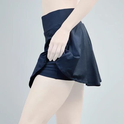 دامن کشاله دار تنیسی اویشو مدل PB-4H0258 سرمه ای