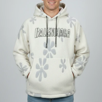 هودی تدی پشمی رنگ سفید