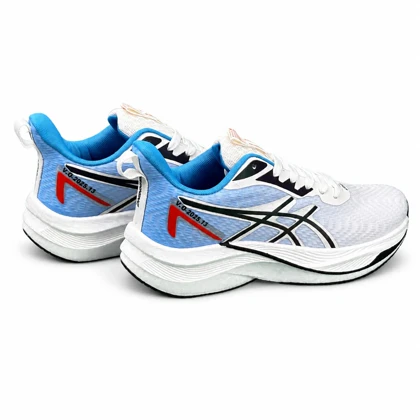 کفش کتانی زنانه زیره بست مدل اسیکس سفید آبی ASICS