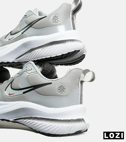 کفش کتانی بزرگ پا طوسی سفید نایک لبرون گاید 22 مدل 7846