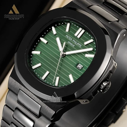 ساعت مردانه پتک فیلیپ Patek Philippe Nautilus Black-KGr1