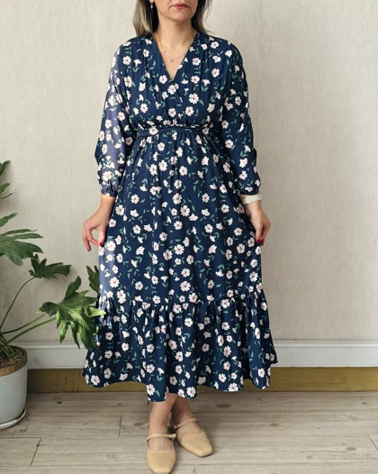 پیراهن ساحلی گلبهار