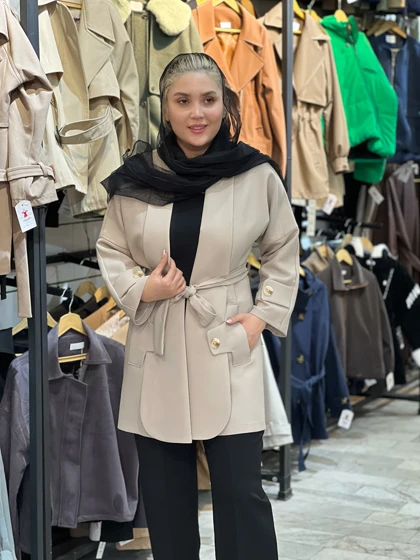 مانتو زنانه کجراه یقه آرشال