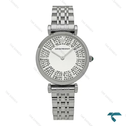 ساعت مچی امپریوآرمانی زنانه سیلور صفحه سیلور Armani-8001-L