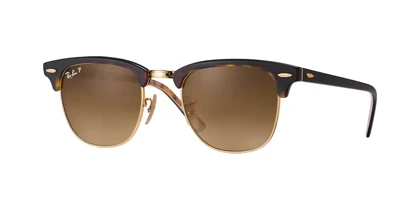 عینک آفتابی RayBan 3016 51 Clubmaster Tortoise Brown Gradient Polarized