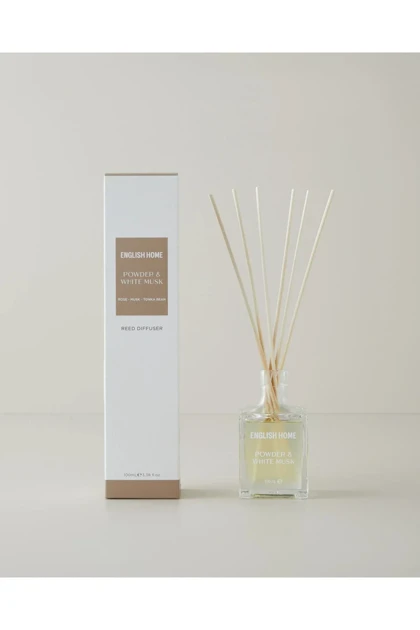 خوشبوکننده اتاق چوبی English Home Powder & White Musk - 100 ml