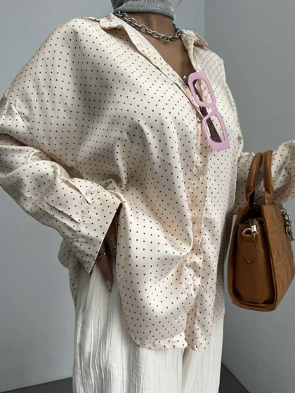 شومیز ساتن SPOTTY