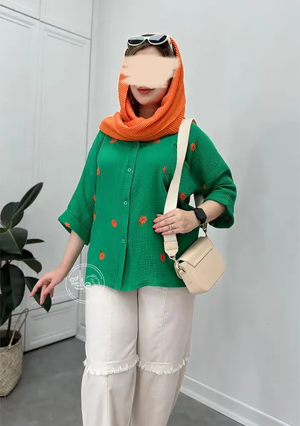 شومیز گلدوزی