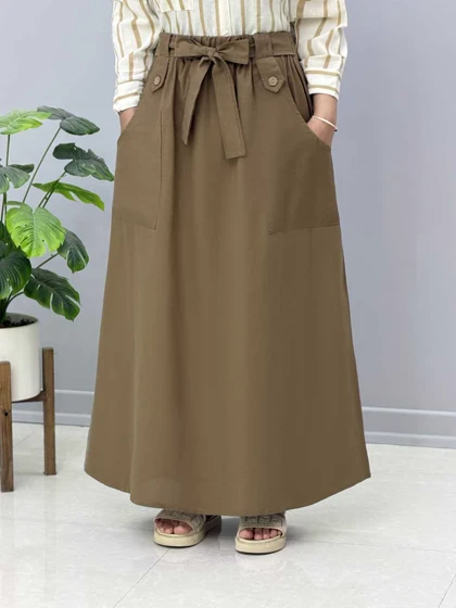 دامن لینن راهیل کد 2695270
