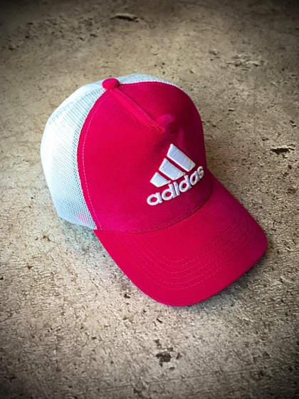 کلاه بیسبالی مخمل وارداتی مدل ADIDAS _ صورتی
