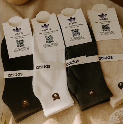 تولیدی جوراب مچی فانتزی زنانه و دخترانه 12 جفتی برند نایکی تدی