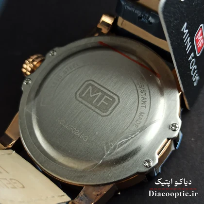 ساعت مچی مردانه اورجینال موتور ژاپن برند مینی فوکوس مدل Mf0249G.04 بند چرم