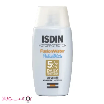 ضدآفتاب کودک ایزدین مدل fusion water فیوژن واتر حجم 50 میل