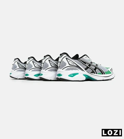 کفش کتانی بزرگ پا خاکستری مشکی سبز ASICS GT 2130