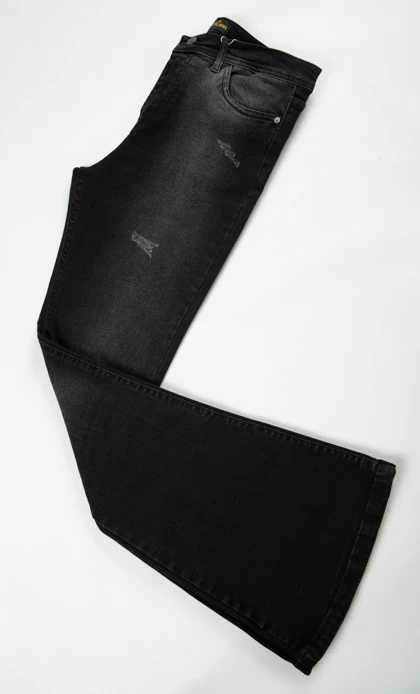 شلوار بوتکات ذغالی - 42401