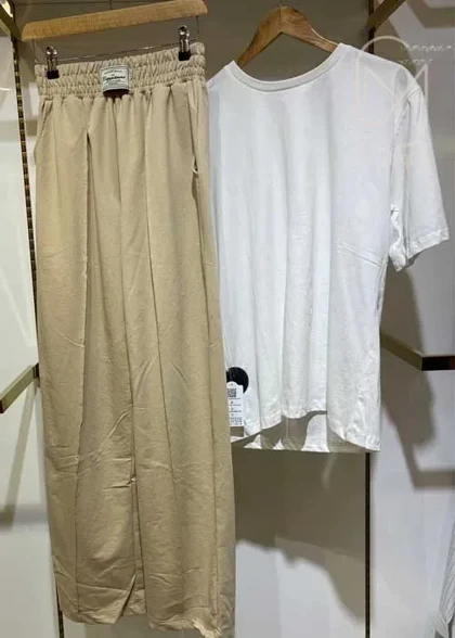 ست تیشرت شلوار ساده