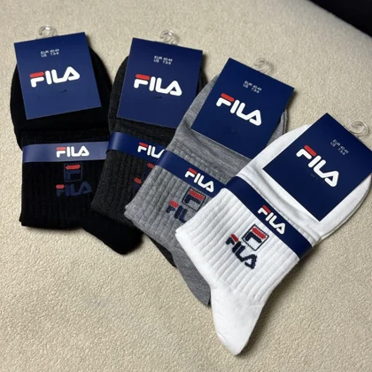 جوراب ساق‌دار مردانه طرح FILA
