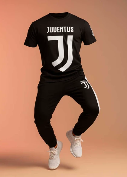 ست تیشرت شلوار مردانه یوونتوس مدل Aria