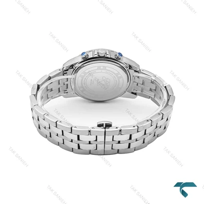 ساعت الکسا پریمیر A0103 مردانه نقره ای صفحه سرمه ای Alexa-6154-G