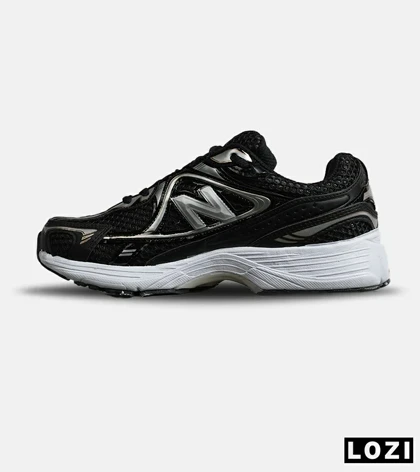 کفش کتانی مردانه و زنانه مشکی سفید NEW BALANCE 1064 مدل 8151
