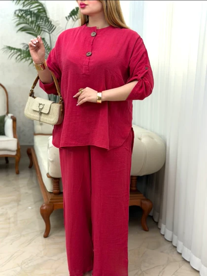 ست دبل فیس جلو دکمه 3739