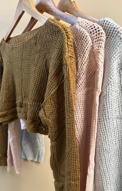 بافت کراپ صورتی